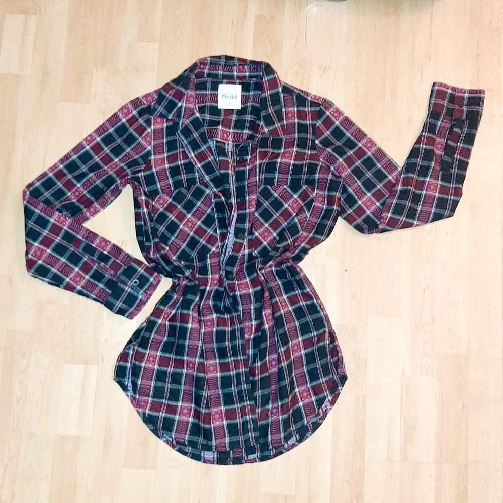 Mudd, plaid flannel